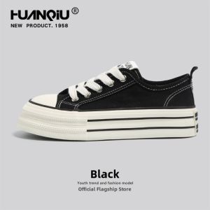 HuanQiu | Retro Summer Korean Style Womens Canvas Shoes