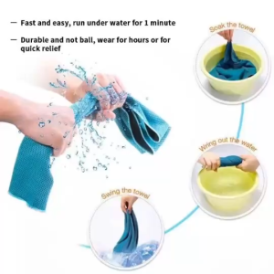 ผ้าซับเหงื่อ ผ้าออกกำลังกาย ผ้าเช็ดเหงื่อออกกำลังกาย ผ้าเย็นลดอุณหภูมิ