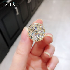 Sweet Fresh Crystal Hair Clip Small Diamond Embedded Bangs Grabbing Simple Elegance Top Clip Korean Style Fashion Jewelry