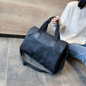 กระเป๋าเดินทางแบบสะพายไหล่สำหรับผู้ชายและผู้หญิง กระเป๋าใส่ของสำหรับออกกำลังกาย ความจุขนาดใหญ่ กระเป๋าใส่ของสำหรับเดินทางแบบกันน้ำ