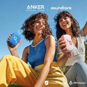 Anker soundcore Select 4 Go Bluetooth Speaker - IPX67 Waterproof 20-Hour Playtime Super Bass Portable Wireless and Bluetooth Speaker for PC A31X1