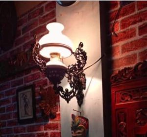 MURAH...lampu estetiklampu dinding LAMPU ANTIK TEMPEL 18CM