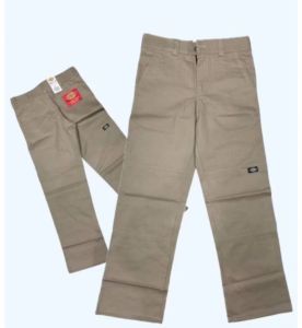 D.K85283กางเกงขาต่อ-กระบอกใหญ่ปลายขา10นิ้ว