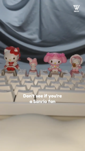 【SG】Sanrio Artisan 3D Keycaps | - Custom 3D Cute Keycaps | Keyboard Accessories