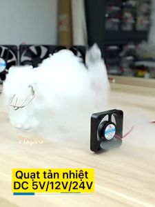 Quạt tản nhiệt 24V DC 4x4x2cm 2 dây chất lượng tốt - Linh kiện Fixpro