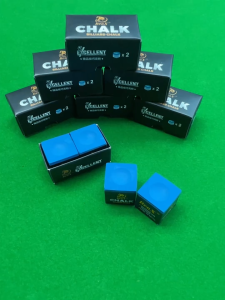 Billiard Cue Tip Chalk Non Slip Low Dust Billiard Chalk  Professional Snooker Cue Chalk 2pcs/Box