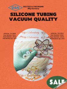 Silicone Tubing VACUUM QUALITY Variable Size Inner Diameter & Thickness Merk D&N
