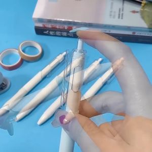 Paus Biru - Gel Pen Pulpen Gel Retractable Tinta Warna 0.5mm Ballpoint Alat Tulis