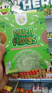 NutriFlakes Herbal Blend - Sereal Asam Lambung & Maag Alami dengan Daun Kelor & Psyllium Husk