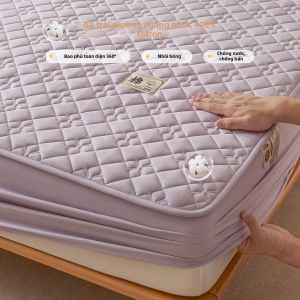 NONGNONGAI | Bảo Vệ Nệm Chống Bụi Gấm Cotton Đệm Dày