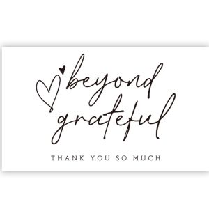 Pink Coated Paper Thank You Card Business Bag Gift Decoration