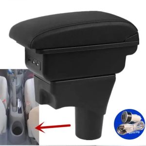 ที่วางแขนสำหรับ Nissan Sunny กล่องเก็บของท้ายรถสำหรับ Nissan March Micra K13 MK4ชุดติดตั้งชิ้นส่วนอุปกรณ์เสริมรถยนต์2010-2023