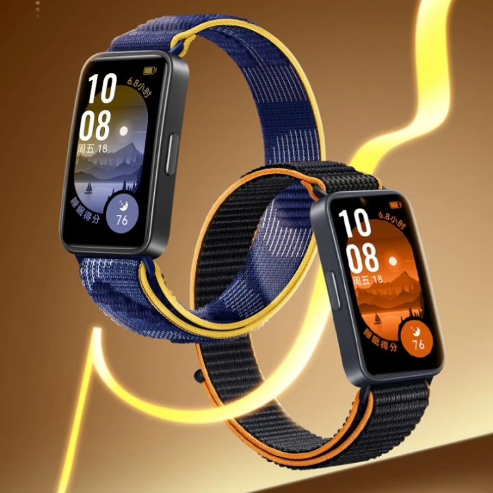 MAFAM【🚀Ready Indonesia】 Sports Nylon Loop Strap For Huawei Band 9/8 ...