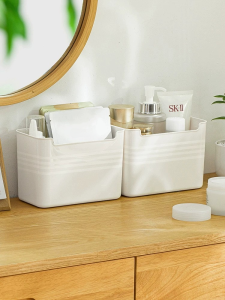 Minimalist Mirror Cabinet Cosmetics Storage Box Bathroom Mirror Cabinet Skincare Shelves Bathroom Desktop Small Items Storage