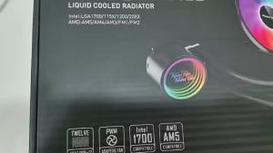 Power Train Ice Cube DL-240 Water Cooling Radiator 120mmARGB Fan Water Cooler Intel LGA 1700 20XX 1200 115X AM4 AM5 AM3 FM2 AMD