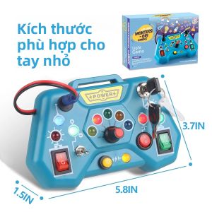 Đồ Chơi Giáo Dục Montessori Busy Board Dành Cho Trẻ Mới Biết Đi Bé Trai & Bé Gái 3 Tuổi Quà Tặng Học Tập Khi Đi Du Lịch