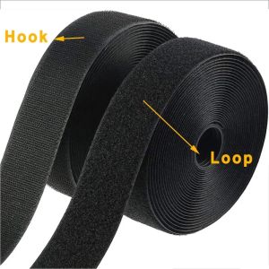 5M/Pair Hook Loop Tape Non-Adhesive Hook and Loop Sewing Fastener Tape Nylon Fabric Magic Tape For Sewing Accessories 20-50mm