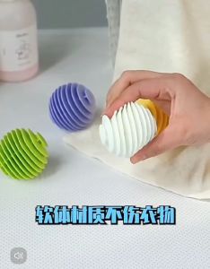 OHHDEER 3PCS Laundry Ball Reusable TPR Solid Balls Household Cleaning Washing Machine Accessories