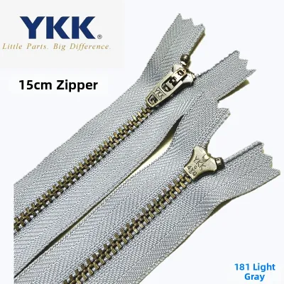 YKK Metal Bronze Closed Bottom Zipper for Pants Accessory Home Textile DIY Sewing Zipper Gate Access Control Zipper