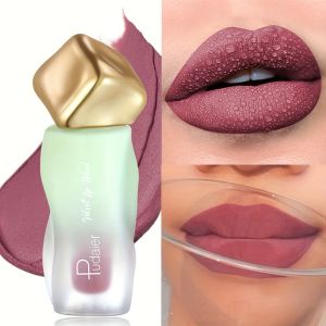 Matte velvet lip glaze long-lasting waterproof non-sticky smooth and easy to apply smudge-proof moisturizing cream formula