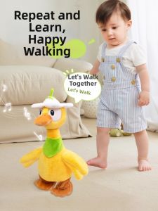 NUBILUBI | Early Educational Singing and Walking Aid Duck Plush Toy