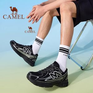 Camel mens breathable shock absorption retro jogging shoes