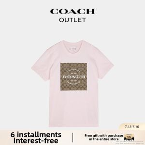 Coach | Women Cotton Classic Logo Floral Print Tee