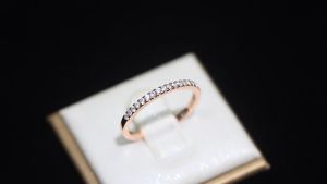 ELFI Rosegold Angelia 925 Silver Ring - P49(RG)