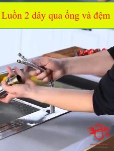 Dây cấp vòi chậu lavabo nóng lạnh HODABOSS dây cấp vòi nước bồn rửa chén bát nóng lạnhống cấp nước thép không gỉ