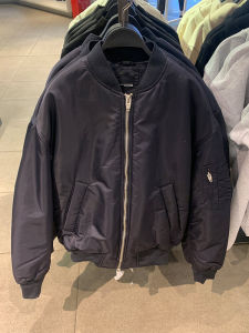 Loose Mens Pilot Jacket Coat Thickened Cotton Winter Outerwear Youth Fashion Casual Long Sleeve Baseball Collar Coat