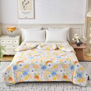 ผ้าห่มไหมนม ขนาด 6 ฟุต(Milk soft skin quilt)By Ting 🌈ผ้าหนา นุ่มนุ่ม เด้งเด้ง ห่มอุ่นสบาย