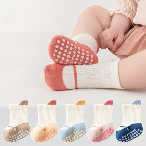 0-5T Fashion Non-slip Toddler Childrens Soft Socks For Girls Boys Spring Summer Newborn Baby Home Floor Socks