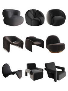 Single-Seat Sofa Chair Living Room Bedroom Accessible Luxury Recliner Balcony For Home Casual Bean Bag Small Sofa Internet Celebrity Designer Model