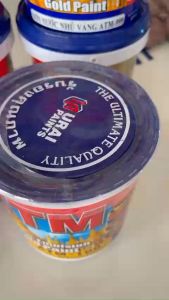 Sơn lót nhũ vàng ATM -100 (875ml). Cho độ bám dính tốt và giúp làm tang vẻ đẹp