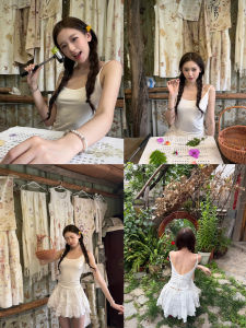 OIOI ESSE | Áo Nữ Dây Quai Hở Lưng Màu Đơn