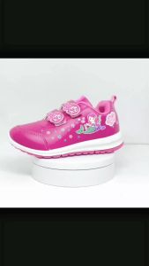 FIURI - Ando - LILY MERMAID VELCRO KIDS 29-36 Pink - Sepatu Kets Anak Perempuan - Sneakers Anak - Sepatu Olahraga Sport Anak Balita Cewek Perekat - Sepatu Casual Velcro Anak Kecil - Sepatu Sekolah Anak PAUD TK SD Murah