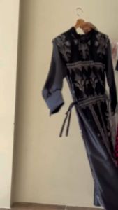 ILONASHOP Radifa Dress Set Inner Outer Brukat Baju Pesta Kondangan Fashion Muslim Wanita Jumbo