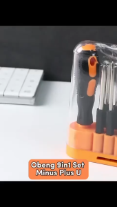 Klik-Beli Obeng Set 8in1 Obeng Oval Minus Plus Multifungsi Screwdriver Set