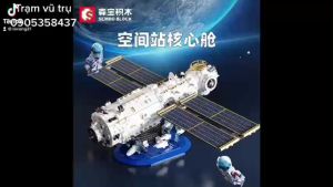 Lắp ráp Mô hình trạm vũ trụ quốc tế với 3227 chi tiết Sembo 203337