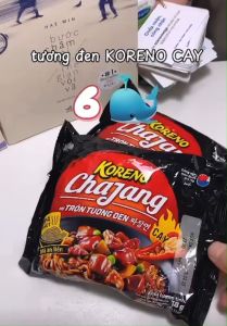 MÌ TRỘN TƯƠNG ĐEN KORENO HÀN QUỐC VỊ CAY ĐẬM ĐÀ!!!