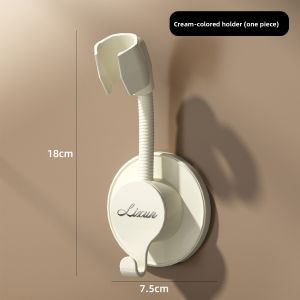 MONLEYTA | Bathroom Shower Head Holder No Drilling Universal Adjustable Lotus Head Base Bracket Fixed Shower Spray Arm Stand Mount