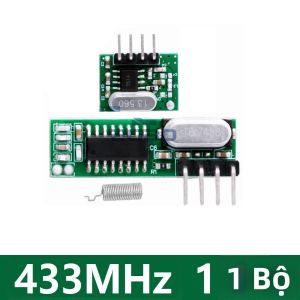 1-3 Bộ Bộ Thu Sóng RF 433 MHz Bộ Dụng Cụ DIY Superheterodyne RX470 Với Bộ Phát Cho Mạch Tích Hợp Máy Tính
