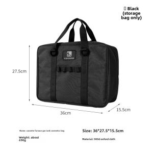 Outdoor Portable Gas Stove Gas Tank Cosmetics Bag Multifunctional Camping Picnic Cooker Gas Stove Gas Cylinder Thickened Bumper Bag