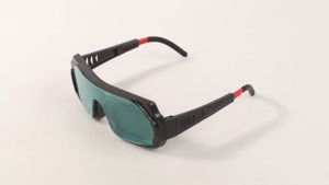 TaffGUARD Kacamata Las Otomatis Auto Darkening Soldering Goggles - TX-012 - Black