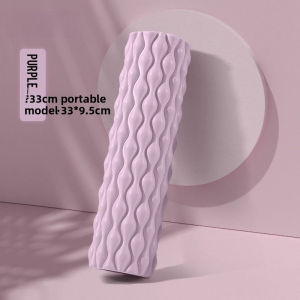 33x10cm Hollow EVA Foam Roller Water‑drop Texture Yoga Column Muscle Massage Roller Deep Tissue Release Fitness Pilates Tool