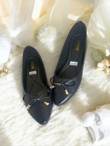 sepatu wanita flatshoes hitam Y02 formal l Casual