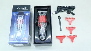 KEMEI ORIGINAL hair clipper KM-NG204 small electric clipper mute LCD digital display USB home hair salon professional electric clipper Small Silent Electric Hair Clipper Cordless Mens