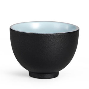 Bộ Cốc Trà Gốm Đen Trung Hoa Bộ Đồ Uống Trà Cá Nhân Cốc Trà Gốm Sứ Bát Trai Cốc Trà Gốm Sứ