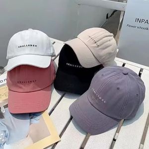 Penghantaran dari China [2025] Topi Besbol a Jepun Sulaman Huruf Segar Topi Duckbill Topi Kasual Uniseks Mudah Pelangsingan Muka Topi Pasangan a Hong Kong 3.1