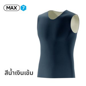 HLA | เสื้อกั๊กแขนกุดกันหนาวสำหรับผู้ชาย ใส่ในชั้นใน ป้องกันการติดเชื้อ ป้องกันการสะสมของไรฝุ่น สำหรับวัยรุ่น เสื้อผ้าผู้ชายสีพื้น